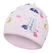 Čepice podšitá Outlast® - sv.růžová-tančící zvířátka/růžová baby - Vel. 1 (36-38 cm)