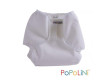 Polyesterky PopoWrap bílé Popolini - Vel. M (5 - 10 kg)