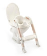 Židlička na WC - schůdky KIDDYLOO Thermobaby - Off White