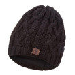 Čepice pletená copánek Outlast ® - černá - Vel. 4 (45-48cm)