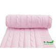 Dětská pletená deka Spring T-tomi - Růžová