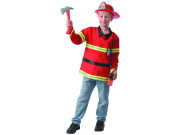 Kostým na karneval - hasič, 130 - 140 cm