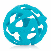 Kousátko silikonový míč NUBY Sv. modrý 3 m+