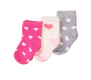 Ponožky dívčí 3pack, Minoti, nbg sock 20, holka