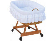 Proutěný košík na miminko Scarlett Martin - bílá