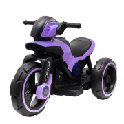 Dětská elektrická motorka Baby Mix Policie fialová