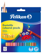 Pastelky trojhranné 24 barev Pelikan