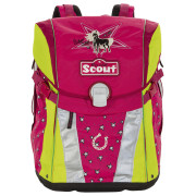 Školní batoh Scout - Stříbrné hvězdičky a koník