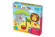 Safari Bim! Bam! hudebně-pohybová hra 10v1 + velký dřevěný xylofon