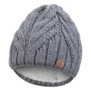 Čepice pletená vzor Outlast ® - tm.šedá Vel. 5 (49-53cm)