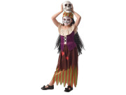 Kostým na karneval - čarodějka, 120 - 130  cm