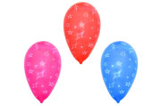 Balónek nafukovací 23 cm - sada 10 ks, hvězdičky