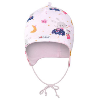 Čepice podšitá zavazovací Outlast® - sv.růžová-tančící zvířátka/růžová baby